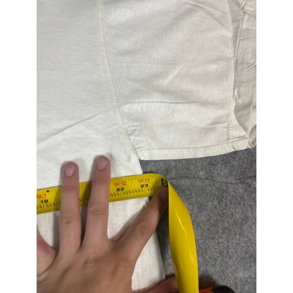 VINTAGE 90s 93rd Toy Fair Shirt Mens XL White Graphic Crewneck Short Sleeve Tee - Picture 4 of 5